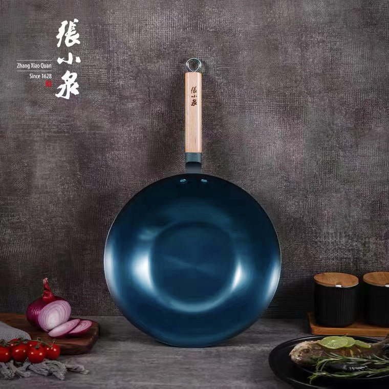 张小泉铁锅 带盖精铁炒锅煤气灶燃气通用家用炒菜小 无涂层不粘锅|ruв категории кухня/посуда, посуда, горшок/горшок/чайник, сковородка - от Buy2taobao.com для оказания профессиональной услуги покупки агента Taobao