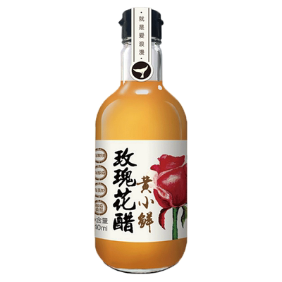 食圣黄小鲜玫瑰花醋340ml
