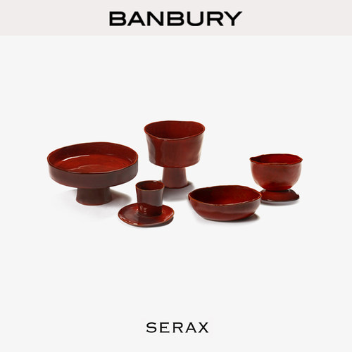 Serax比利时 LA MERE餐具系列陶瓷复古设计圆盘果盘咖啡杯马克杯