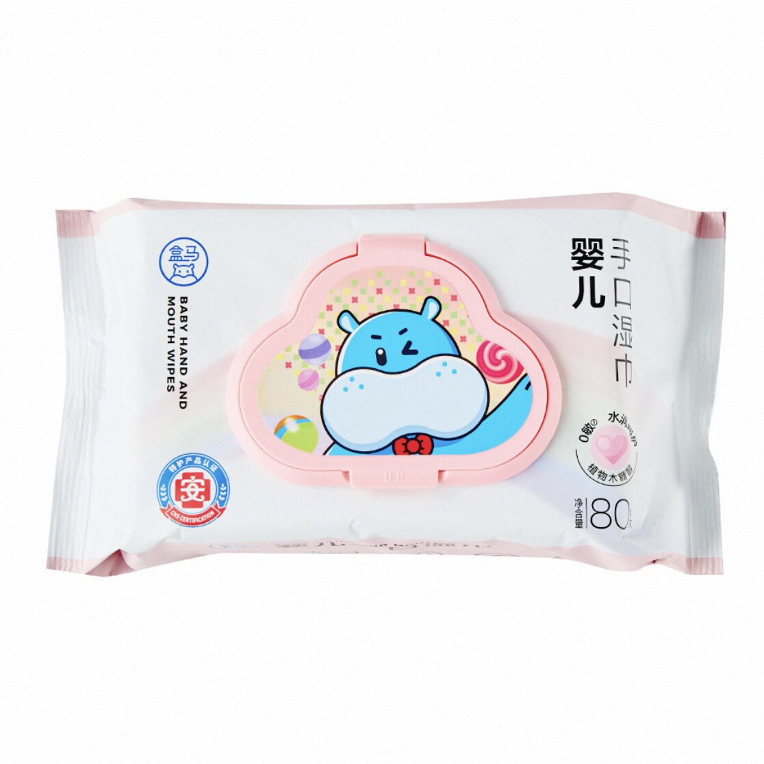 婴儿手口湿巾160抽盒马