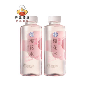 盒马朝露樱花水500ml低温萃取香气回填自然清雅0卡0糖0脂肪包邮