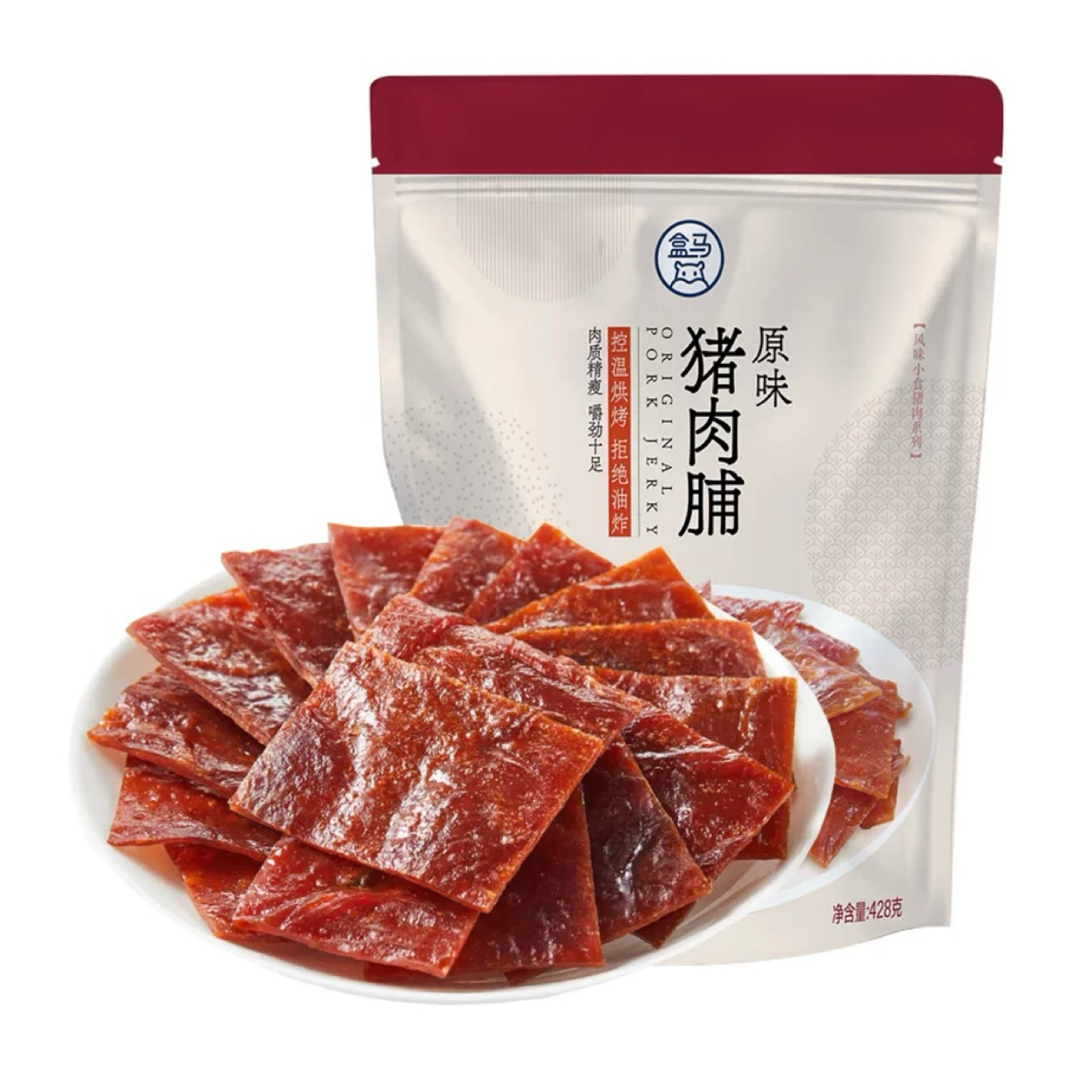 盒马max原味猪肉脯428g包邮