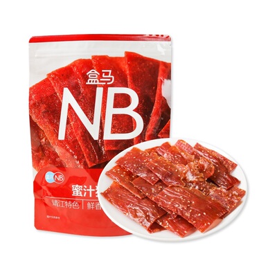 盒马超盒算NB蜜汁猪肉脯150g靖江特产原味醇香低温烤干办公室零食