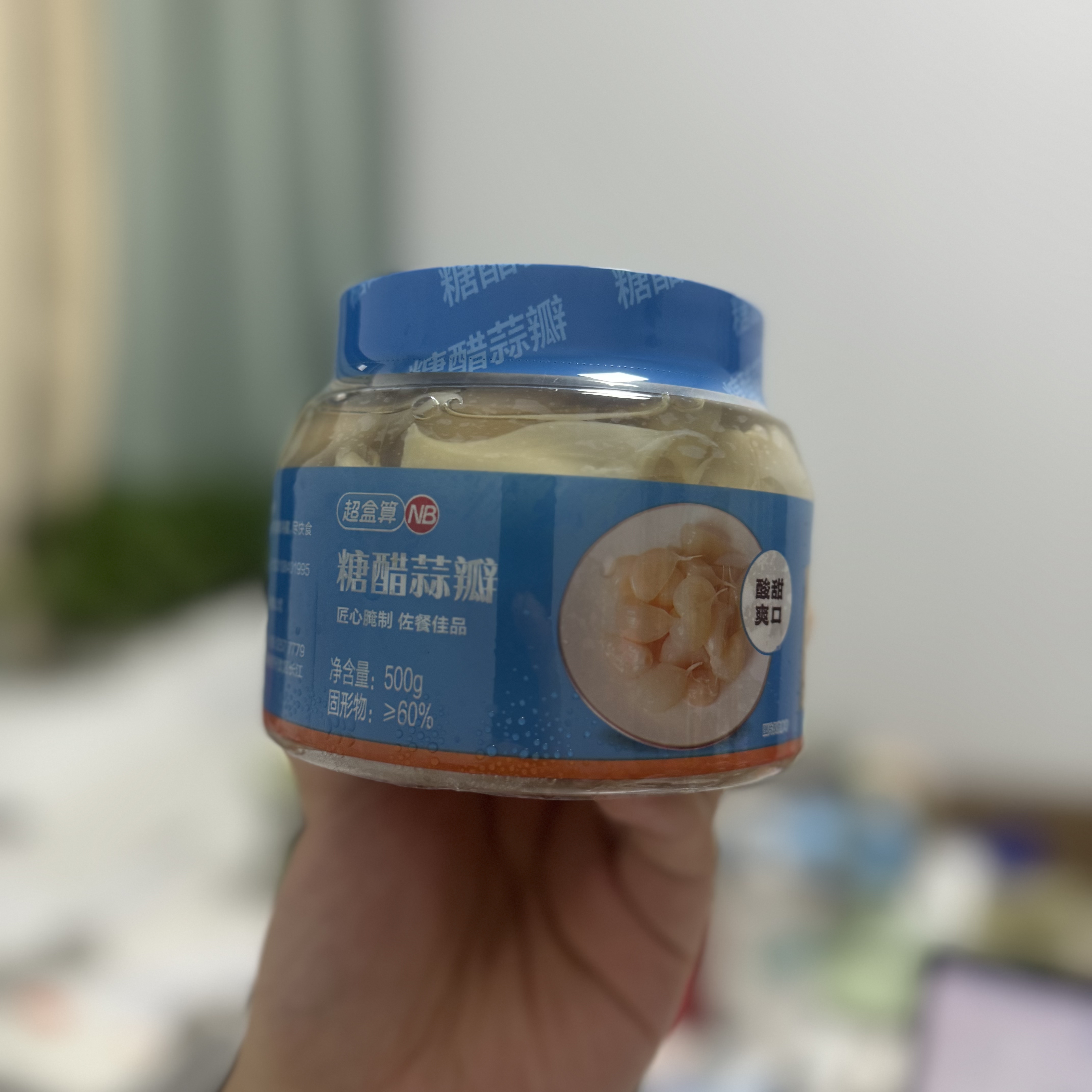 盒马超盒算NB糖醋蒜瓣500g图片