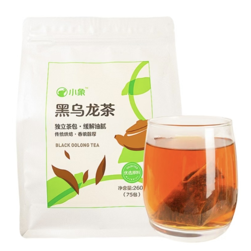 美团小象橘皮黑乌龙茶260g
