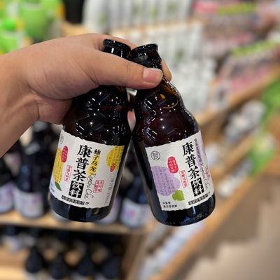 盒马柚子乌龙紫苏夏黑葡萄康普茶