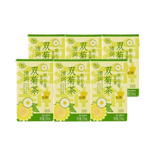 盒马清润双菊茶250ml 6盒杭白菊皇菊唇齿留香夏日爽口火锅运动