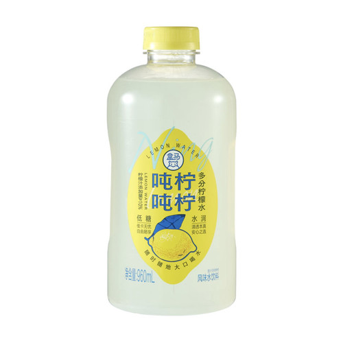 盒马吨吨柠柠多分柠檬水960ml