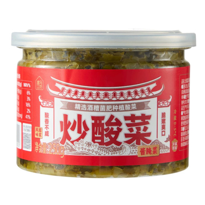 盒马工坊炒酸菜客家风味250g