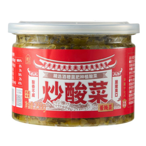 盒马工坊炒酸菜客家风味250g