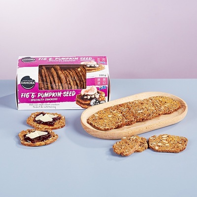 DAMORA薄脆饼干椰枣杏味无花果
