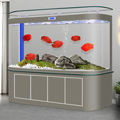 2025新款 超大型底滤鱼缸客厅家用生态免换水大鱼缸过滤制氧All