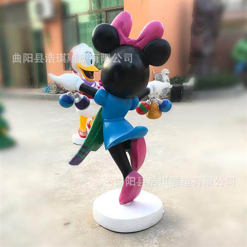 玻璃钢雕塑厂卡通米老鼠游乐场商场摆件工艺品大型动漫可爱