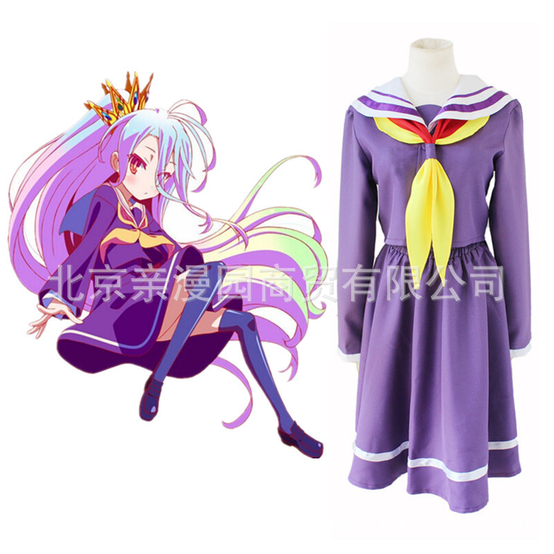 游戏人生 no game no life 妹妹 白 cos服 水手服 cosplay服装在类目 女装/女士精品, 唐装/民族服装/舞台服装, 民族服装/舞台装中 - 来自Buy2taobao.com提供专业的淘宝代购服务