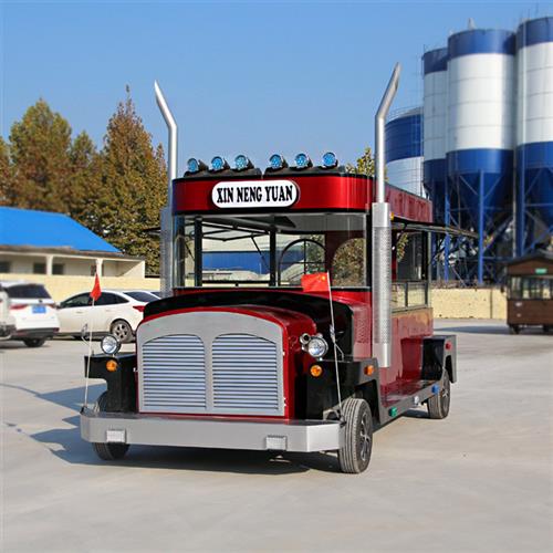 四轮电动小吃车房车移动美食摊位售卖车景区商业街夜市摊位小吃车
