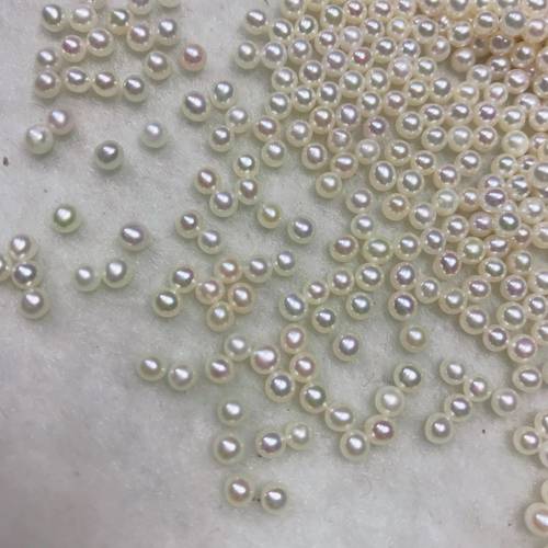 6A圆珠迷你小珍珠0.8-5mm,做镶嵌，小耳钉1.8mm以上可以打半孔