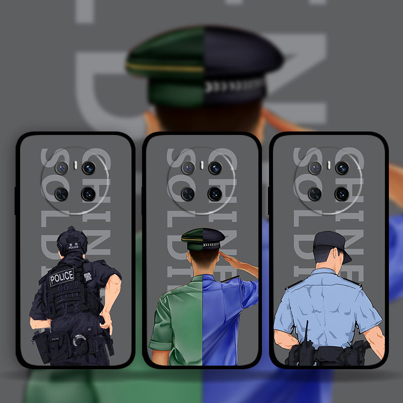 适用华为mate70Pro60p50e警察警员手机壳警校生Pura70p60p50p40辅警大蜀黎周边照片定制nova13p12Ultra11p10