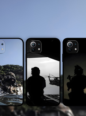 适用小米15Pro14p13Ultra12x11s军旅风手机壳Civi5军迷军人照片定制红米Note12TURBO爱国兵哥哥k80k70k60k50e