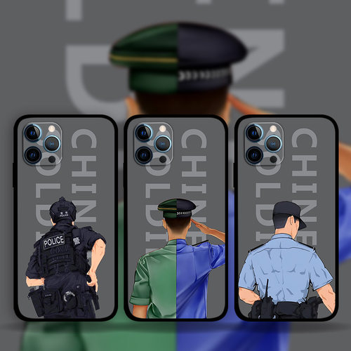 适用iPhone16ProMax爱国手机壳