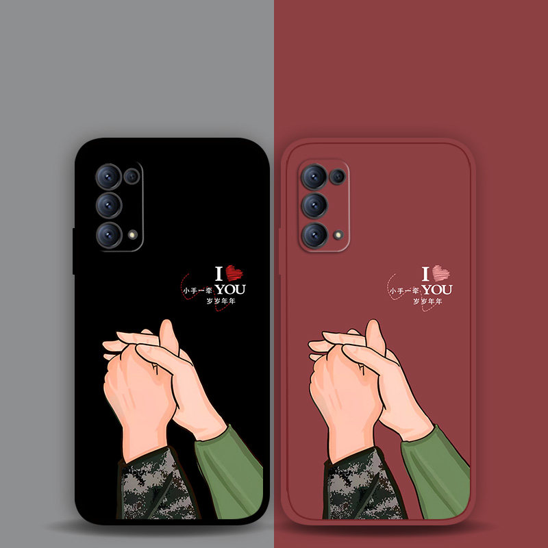 适用OPPOReno11Pro10p9p8p7军恋牵手情侣款手机壳findX7兵哥军嫂k11k10k9a97a93岁岁年年军旅Realme11真我GT5