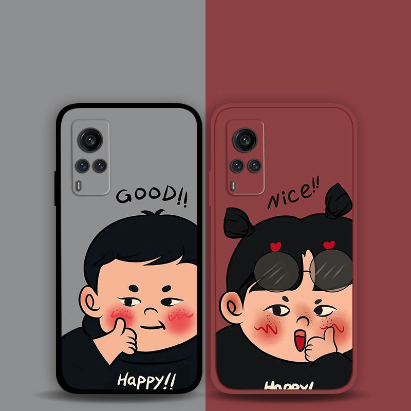 适用vivoiQoo12p11p10No6恶搞怪情侣款手机壳x100x90x80x70x60y52卡通女孩照片定制简约风s18s17s16s15s12s10