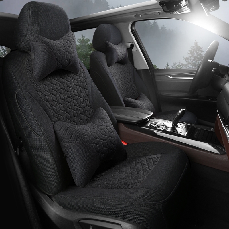 长城哈弗H6全包围亚麻座椅套H2/SM6/F7座套f5/M6/H34专用汽车坐垫
