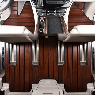 北京bj20 bj40 bj80越野车汽车全包围木地板柚木实木脚垫专用地垫