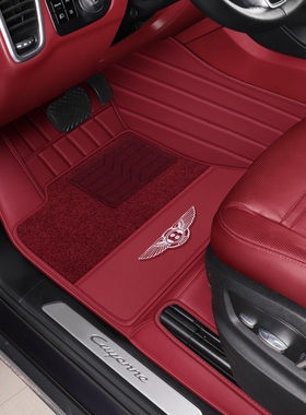 适用于宝马迷你mini真皮汽车脚垫minicountryman全包围星空绒毯内