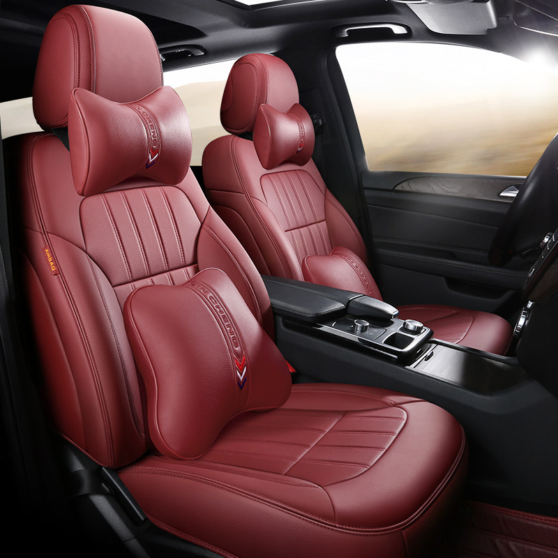 保时捷卡宴汽车坐垫panamera帕拉梅拉macan718真皮座垫全包座椅套