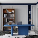 简约工作台 北欧现代实木长桌设计师轻奢办公桌会议桌极简书桌个性