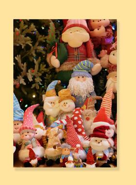 Merry Christmas新年圣诞节氛围海报墙贴房间卧室韩式ins装饰布置