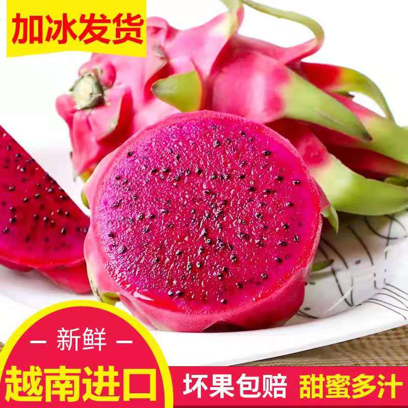 超甜红心火龙果金都一号大果红肉新鲜水果当季热带整箱包邮批发