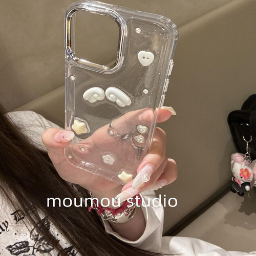 滴胶可爱立体小翅膀适用于苹果16promax手机壳15保护套1413 · 16 pro
