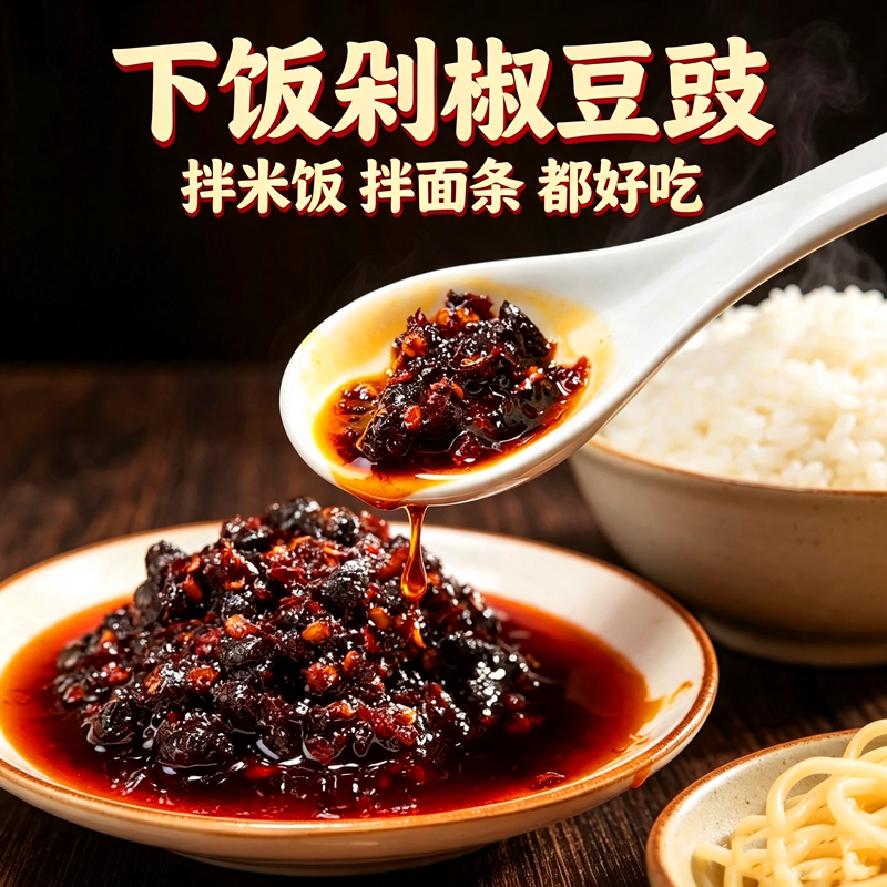 食神爱剁椒豆豉酱150g拌饭炒菜