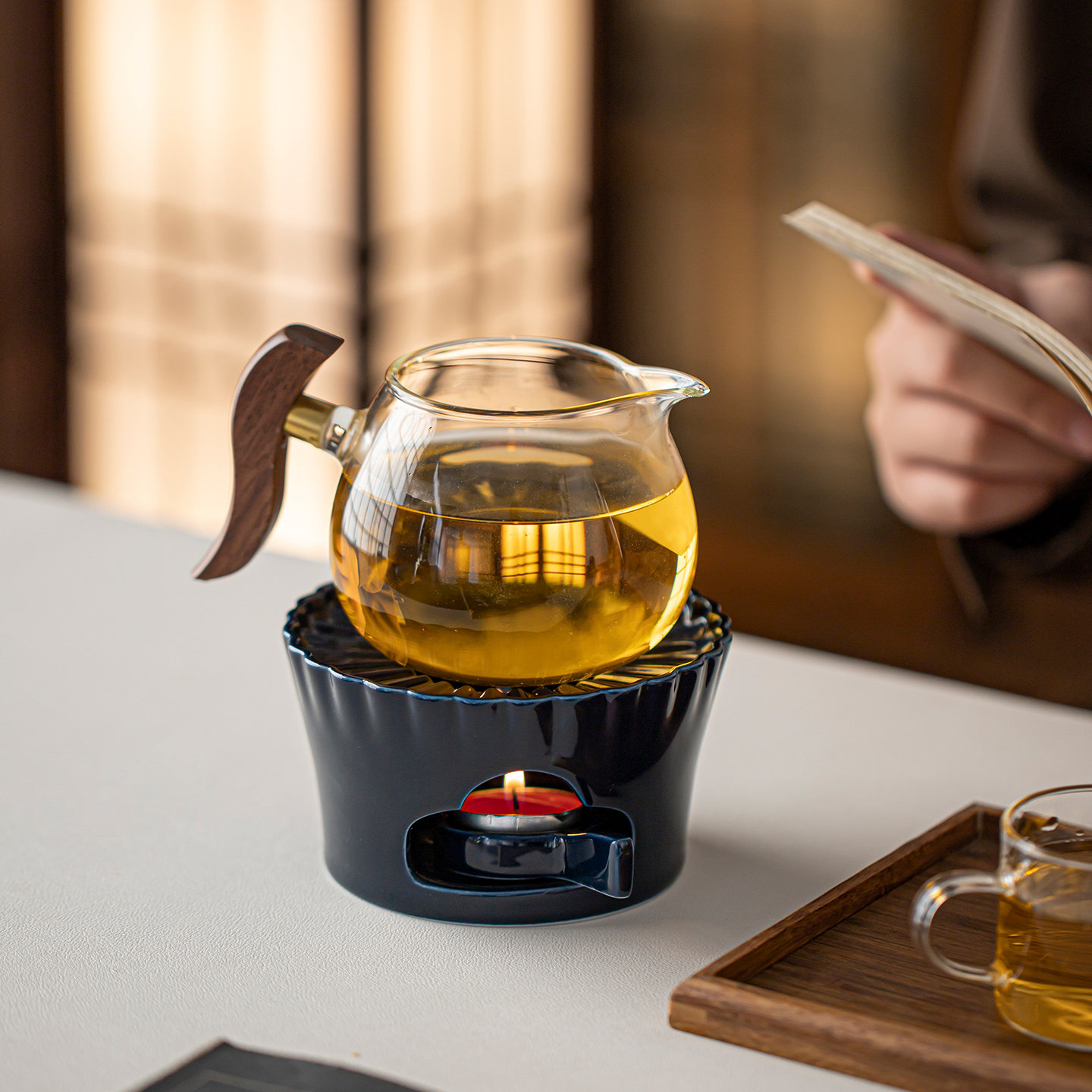 酒店陶瓷茶座茶炉蜡烛炉炖盅加热底座保温炉家用复古暖茶炉底座,餐饮具,煮茶炉,淘宝优惠券,粉丝福利购,淘宝优惠卷