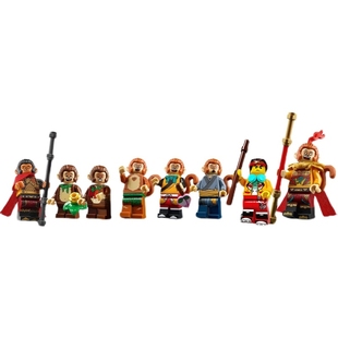 2022第三方定制人仔全套拼装悟空小侠 80024传奇花果山六耳猕猴玩