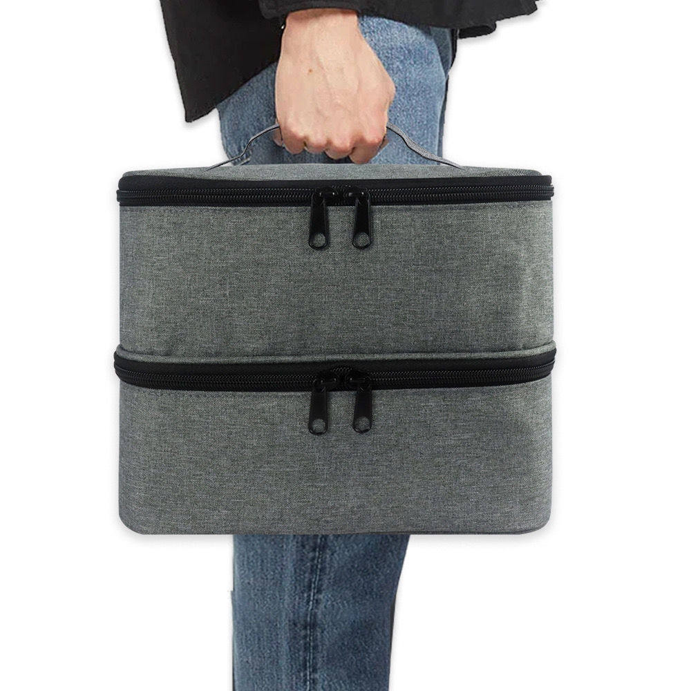 指甲油收纳包手提便携式精油口红整理包可以装30瓶精油,收纳整理,指甲油收纳盒,淘宝优惠券,粉丝福利购,淘宝优惠卷