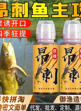 抖音同款昂刺狂提战黄颡桑昂公皇骨姑鱼钓鱼小药鲫鲤野钓鱼饵窝料