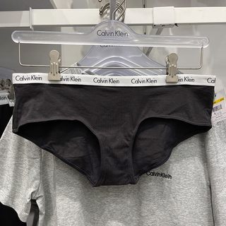 CK Calvin Klein女士简约舒适棉质面料低腰hipster性感内裤三角裤