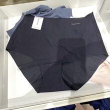 CK Calvin Klein2024新款女士舒适百搭纯色高腰无痕三角内裤单条