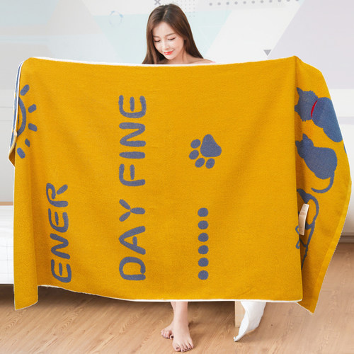 男女通用全棉柔软亲肤浴巾不掉毛