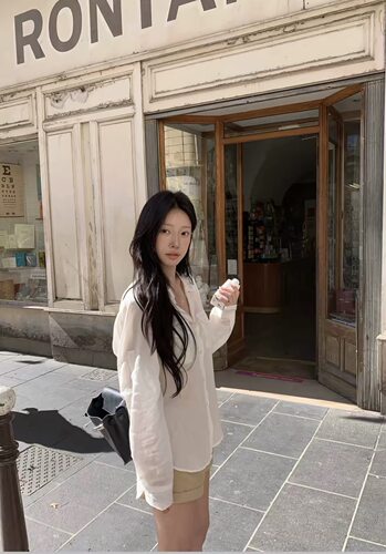 leeds26秋季新款百搭慵懒风韩系衬衣薰衣草宽松格子休闲长袖衬衫