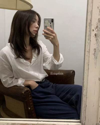 韩国viaplain26夏季新款减龄双层娃娃领皱褶系扣荷叶边宽松衬衫