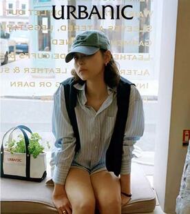 现货～韩国代购urbanic30字母钥匙刺绣棒球帽小众美式复古鸭舌帽