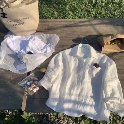 seooocookie衬衫短裤套装