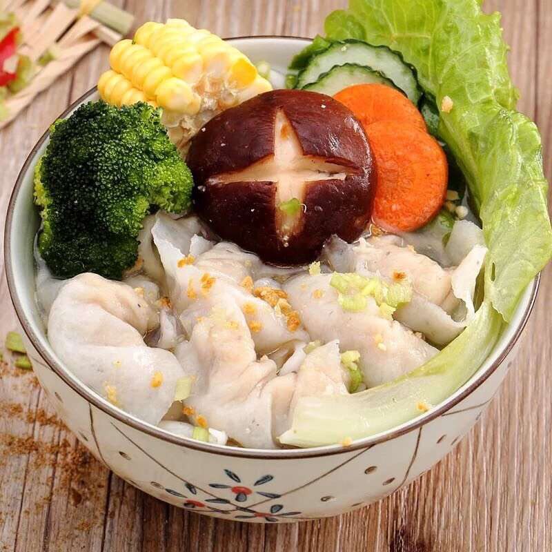 鱼皮饺子潮汕手工汕头鱼册鱼圆新鲜火锅食材海南特产椰子鸡汤配料