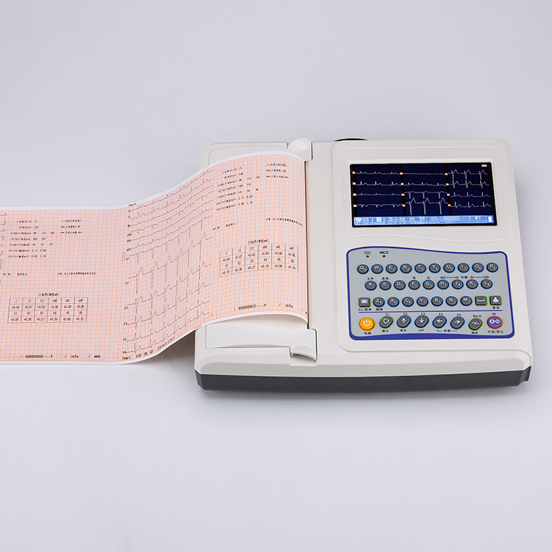 广州三锐心电图机医用ECG-3312 12导联自动分析诊断便携式检测仪