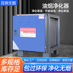 商用油烟净化器厨房饭店餐饮净化一体机环保无烟低空油烟净化器