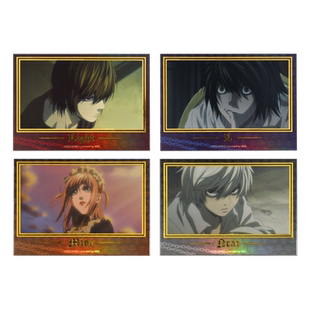 暴蒙正版动漫周边 死亡笔记 【烫金拍立得】夜神月 L 弥海砂 尼亚