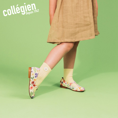 collegien春夏小雏菊女童短袜